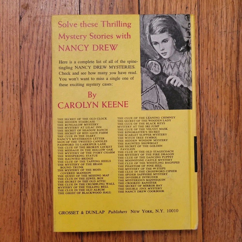 Grosset‎ Dunlap Nancy Drew Book 49 Secret of Mirror Bay 1972 Carolyn Keene Decor